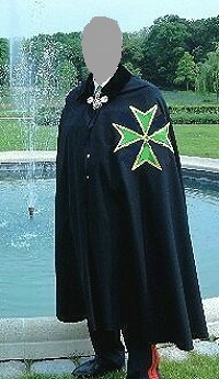 Manto das Ordens Hospitalares do Santo Lázaro de Jerusalém