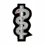 Aesculapian staff silver