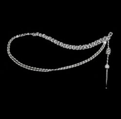 [:de]Fangschnur Adjutant Silber[:en]Aiguillette Adjudant Silver[:]